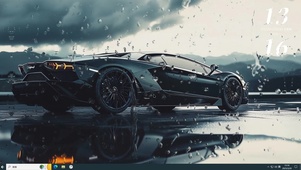 雨中跑车