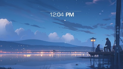 难得的清闲，流星划过