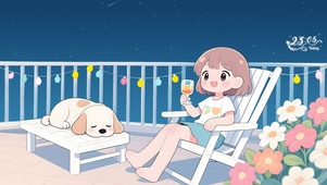 悠闲的夏夜