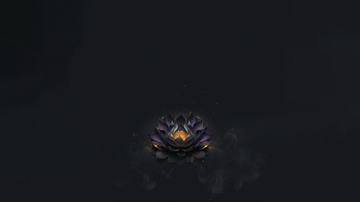 佛系 紫色莲花 4K