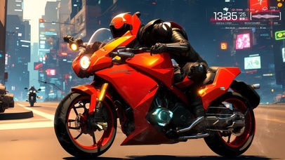 4k炫酷机车230418