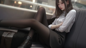 黑丝女孩