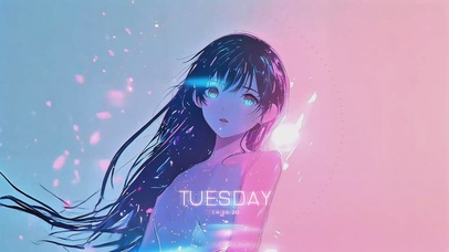 星夜幻梦 蓝眸少女