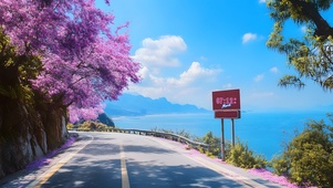 唯美桃花小路
