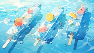 夏天请你吃冰糕哦