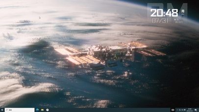 空间站 俯瞰地球