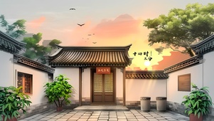江南 庭院