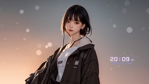 短发机车潮女