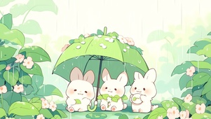 下雨了