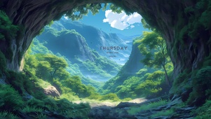 清新 山洞
