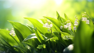 雨后山谷的铃兰（护眼）