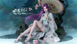 紫发女神
