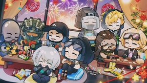 战斗之余过大年