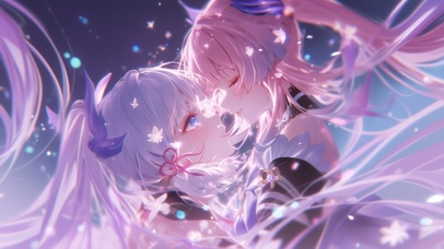 雪墨壁纸丨绫华心海丨极致唯美丨