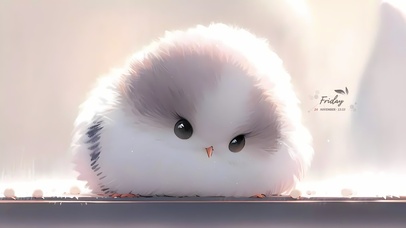 可爱小胖鸟