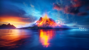 火山爆发