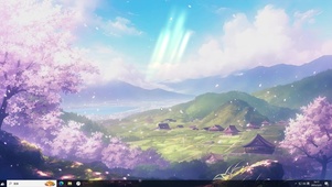 唯美动漫风景壁纸-桌面主题