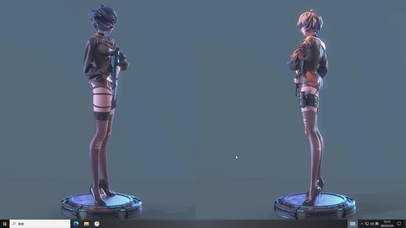 美女战士 美女狙击手 黑丝模型