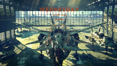 宇宙战机在整备