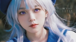 可爱的cos女生