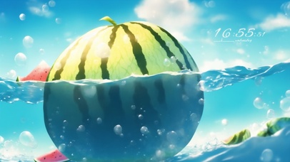 夏日清凉大西瓜