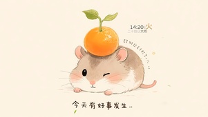 今天有好事发生