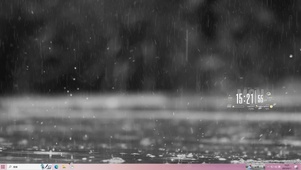 雨天主题