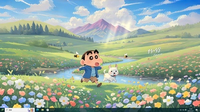 装点彩色放进春天