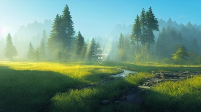 4k森林草原河流