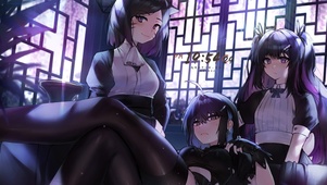 黑丝长腿美少女
