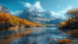 高山河流