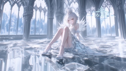 雪墨壁纸丨荧丨冰雪公主丨