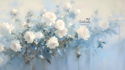 白色玫瑰（小清新）