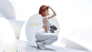 红帽玩偶少女