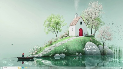 清新插画-桌面主题