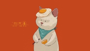 爱吃饭的小猫咪
