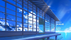 蔚蓝天空海景房