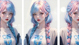 高清性感Ai双马尾美女