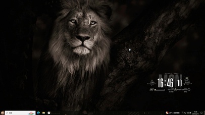 暗黑狮子—【主题桌面】