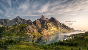 壮丽高山风景