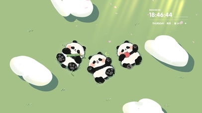 治愈小熊猫 三只小熊