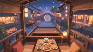 夜游古镇