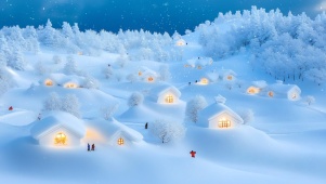 下雪了