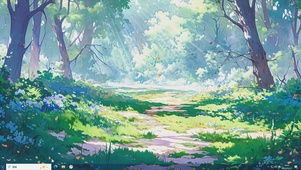 花径柔光-桌面主题