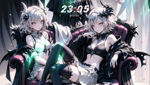 动漫美女-恶魔之女