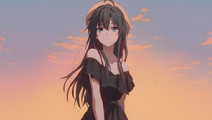 二次元吊带裙少女