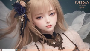 4k金发可爱唯美萝莉美少女