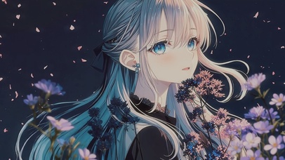 星眸与花簇的暗语