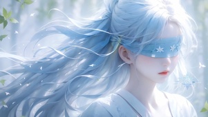 4k仙剑蒙眼女神