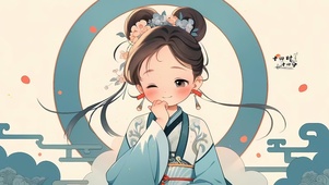 国潮风女孩